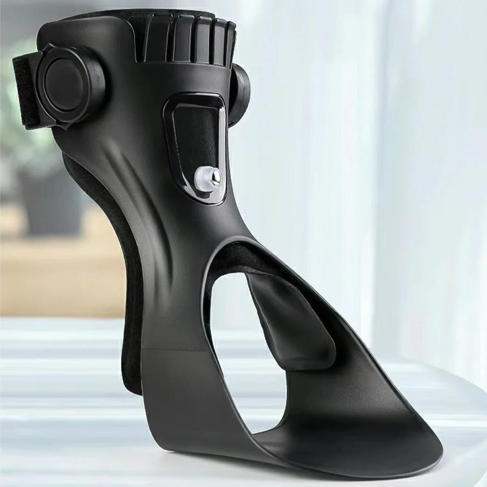 Ankle Foot Stabilizer with Adjustable Straps, Ventilated Lining, Toe Lift Aid