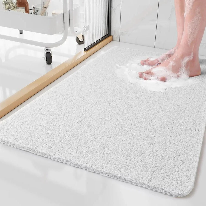 Fast Drying Shower Mat with Drainage Surface for Wet Bathroom Floors