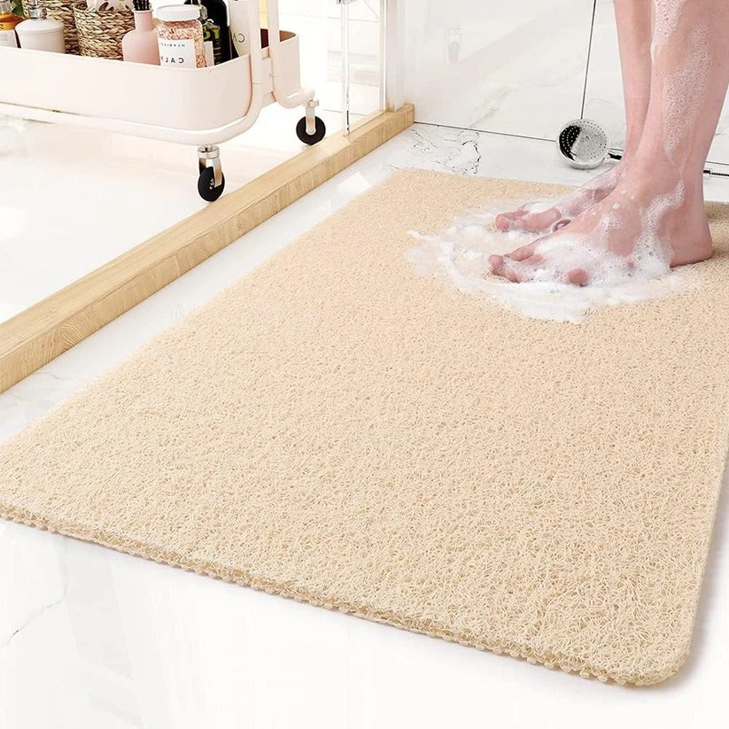 Fast Drying Shower Mat with Drainage Surface for Wet Bathroom Floors