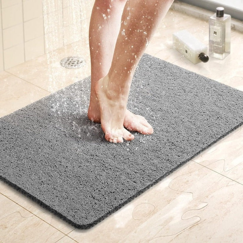 Fast Drying Shower Mat with Drainage Surface for Wet Bathroom Floors