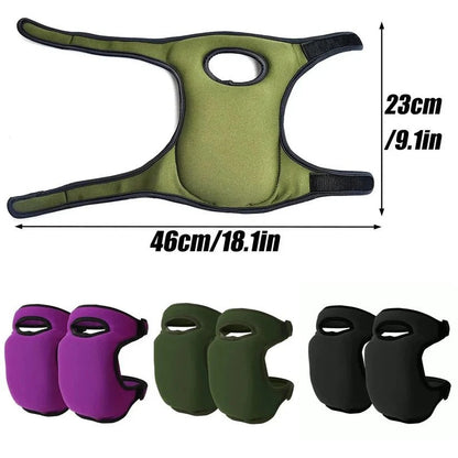 Adjustable Foam Knee Pads with Dual Straps