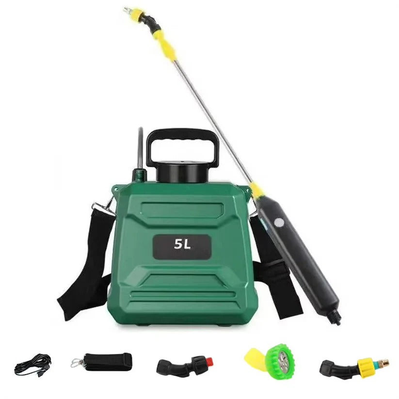 Battery Powered Garden Sprayer with Adjustable Wand and Large Capacity Tank