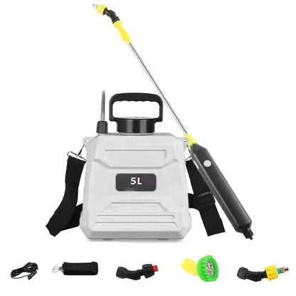 Battery Powered Garden Sprayer with Adjustable Wand and Large Capacity Tank