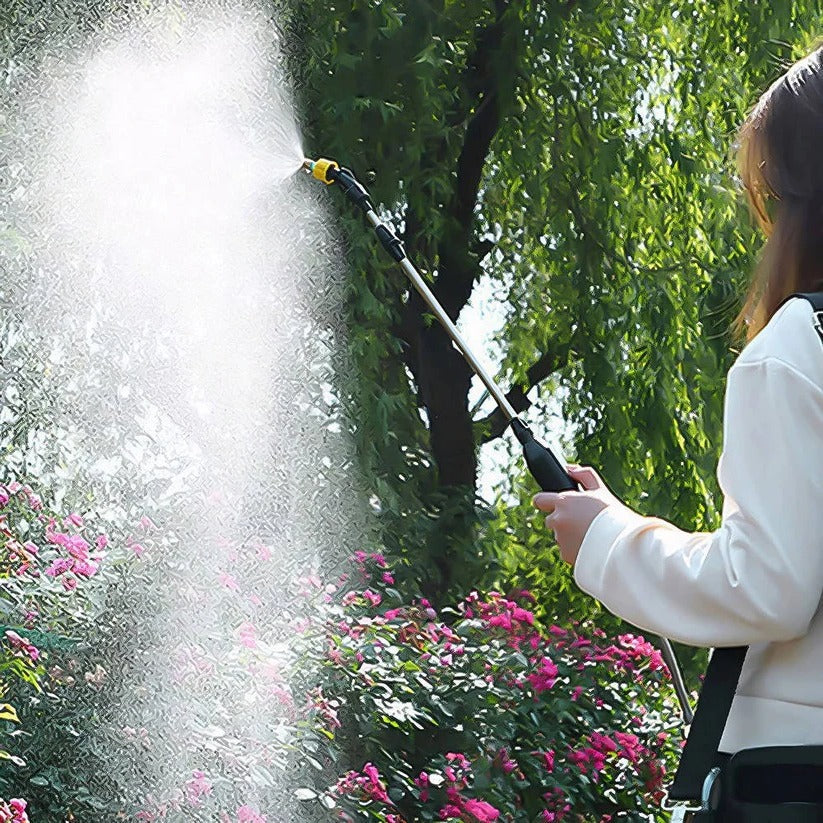 Battery Powered Garden Sprayer with Adjustable Wand and Large Capacity Tank