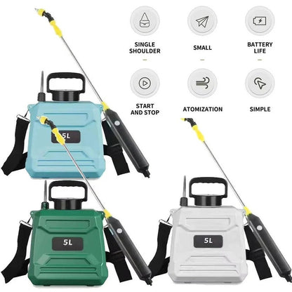 Battery Powered Garden Sprayer with Adjustable Wand and Large Capacity Tank