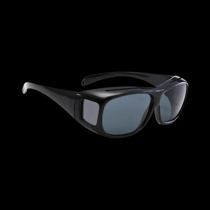 Night Driving Glasses with Polarized Orange Lens and Extended Side Coverage