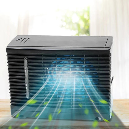 Evaporative Car Air Cooler with 12V Power and Washable Filter, Quiet Operation