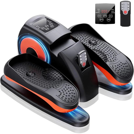 Under Desk Elliptical with Remote Control and LCD Display, 12-Speed