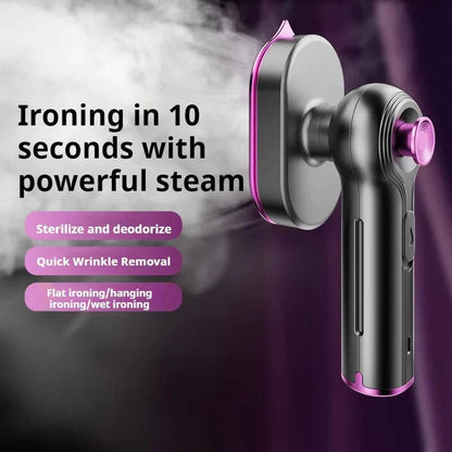 Rotating Handle Clothes Steamer for Fast Wrinkle Removal
