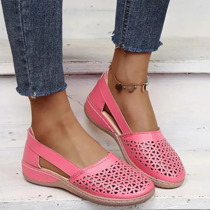 Slip-On Loafers with Cushioned Interior and Flexible Non-Slip Sole