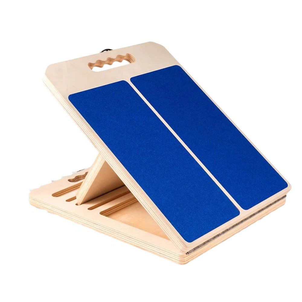 Adjustable Calf Stretch Board with Five Locking Angles and Grip Surface