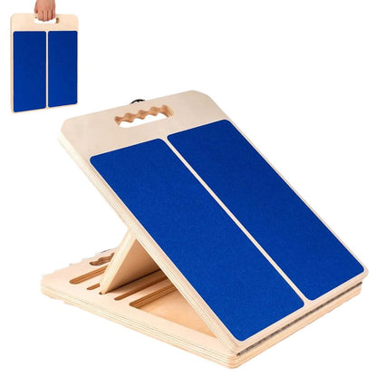 Adjustable Calf Stretch Board with Five Locking Angles and Grip Surface