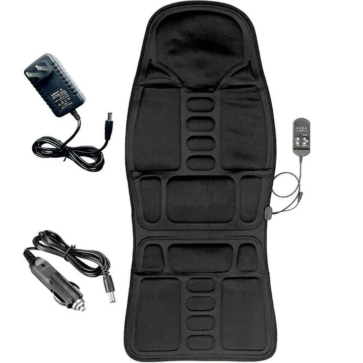 Vibration Massage Pad with Independent Heat Zones and Wired Controller