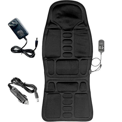 Vibration Massage Pad with Independent Heat Zones and Wired Controller