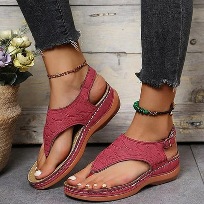 Women's Ergonomic Sandals with Contoured Arch Support and Anti-Slip Sole
