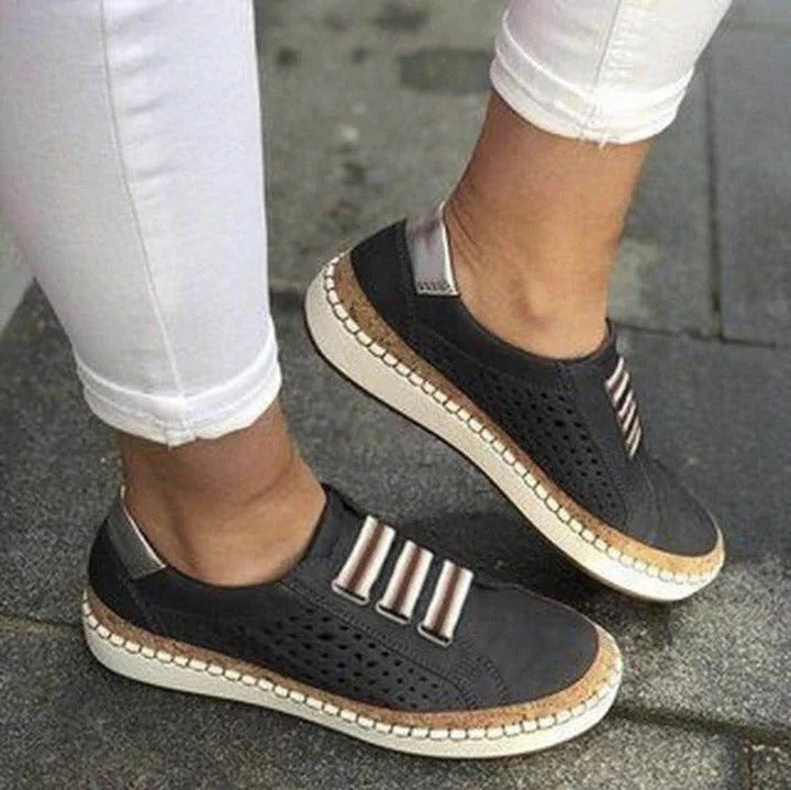 Arch Support Sneakers with Air-Permeable Mesh and Slip-On Structure, Target Support