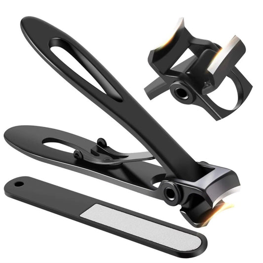 Toenail Clipper with Extra Wide Jaw and Ergonomic Handle for Thick Nails