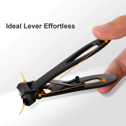 Toenail Clipper with Extra Wide Jaw and Ergonomic Handle for Thick Nails