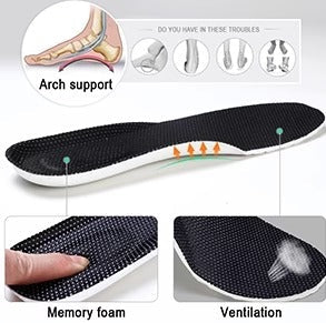 Women's Walking Shoes with Arch Support Design
