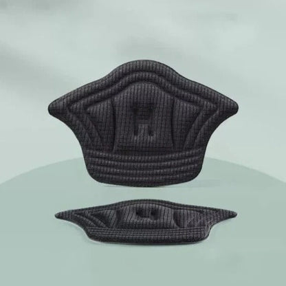Cushioned Heel Grips with Adhesive Backing and Textured Surface, Trimmable Fit