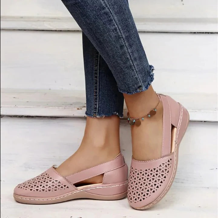 Slip-On Loafers with Cushioned Interior and Flexible Non-Slip Sole