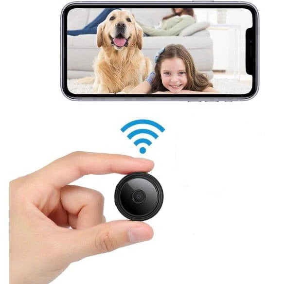 Portable 1080p HD Camera with Night Vision and Motion Detection Alerts