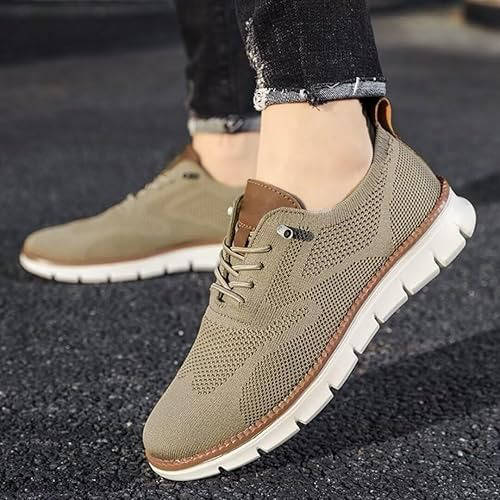 Knit Shoes with Wide Toe Box and Cushioned Insole, Air Flow Moisture Control