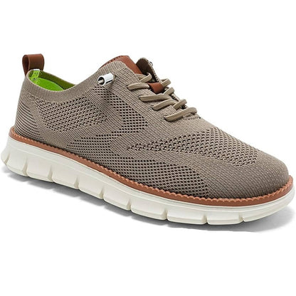 Knit Shoes with Wide Toe Box and Cushioned Insole, Air Flow Moisture Control