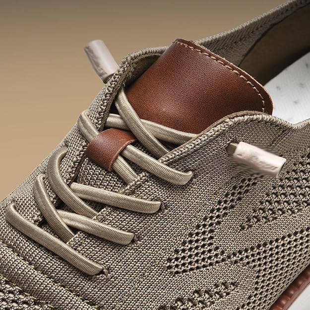 Knit Shoes with Wide Toe Box and Cushioned Insole, Air Flow Moisture Control