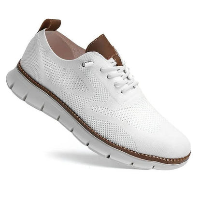 Knit Shoes with Wide Toe Box and Cushioned Insole, Air Flow Moisture Control