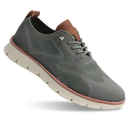 Knit Shoes with Wide Toe Box and Cushioned Insole, Air Flow Moisture Control