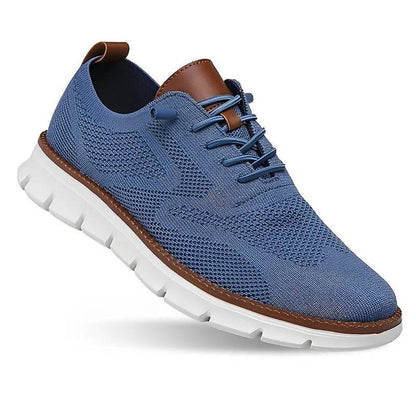 Knit Shoes with Wide Toe Box and Cushioned Insole, Air Flow Moisture Control