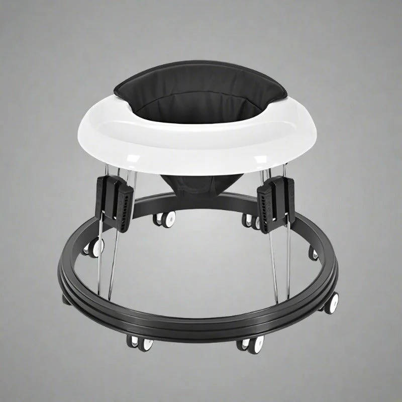 Baby Walker with Anti Rollover Base and Nine Height Adjustments for 6-18 Months