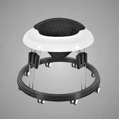 Baby Walker with Anti Rollover Base and Nine Height Adjustments for 6-18 Months