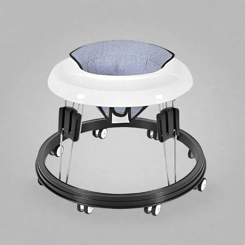Baby Walker with Anti Rollover Base and Nine Height Adjustments for 6-18 Months