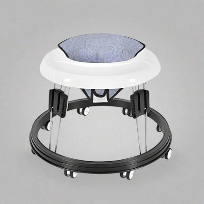 Baby Walker with Anti Rollover Base and Nine Height Adjustments for 6-18 Months