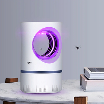 LED Mosquito Trap Lamp with Silent Motor and Chemical Free Collection Box