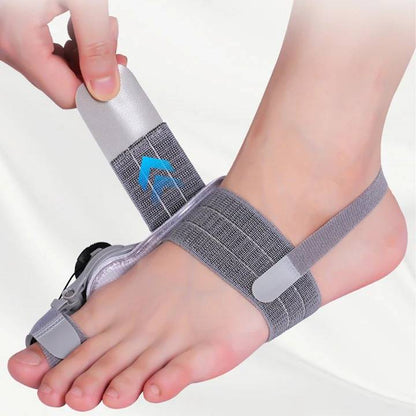 Adjustable Bunion Corrector with Hinge Joint and Silicone Padding, Universal Size